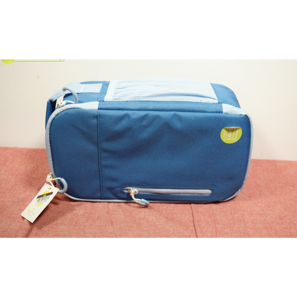 Sun Squad 6 Can Soft Sided Blue Bike Cooler